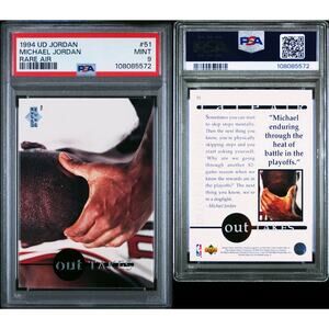 1994 Upper Deck MJ Rare Air #51 Michael Jordan PSA 9 MINT Chicago Bulls
